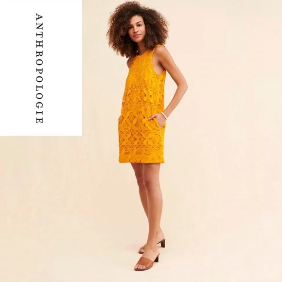 Anthropologie | Dresses | Nwt Anthropologie Lace Floral Gold Shift Mini Dress | Poshmark Anthropologie | Dresses | Nwt Anthropologie Lace Floral Gold Shift Mini Dress | Poshmark